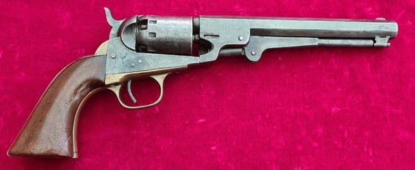 A scarce American Manhattan 5 shot .36 calibre Percussion Revolver. Circa 1859-1868.  Ref 3881